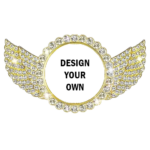 Custom Gold Pendant w/ Wings